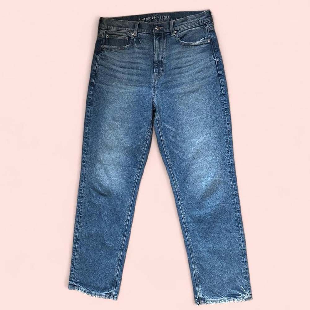 American Eagle Super High-Rise Straight Jeans